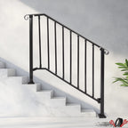 Adjustable Steel Step Handrail for Outdoor Stairs (Universal)