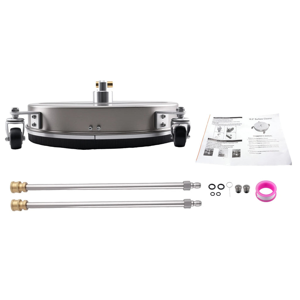 Pressure Washer Surface Cleaner Kit for 4200 PSI Machines (16.5")