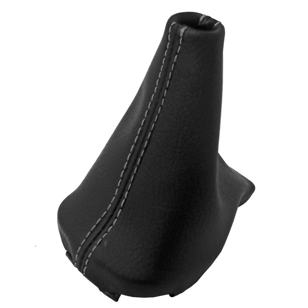 Automatic Shift Boot for Kia Soul (2011–2013) Gray Stitch Leather Synthetic