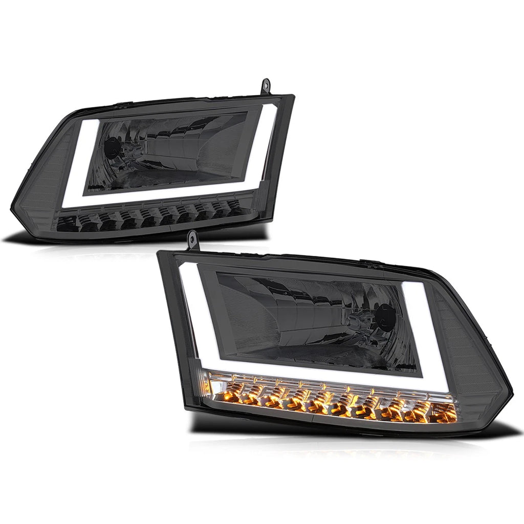 U-Shape LED Tube DRL Headlights for Dodge Ram 1500-3500 (2009–2024)