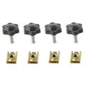 4X Saddlebag Lock Mounting Theft Deterrent Bolts for Harley FLHT FLHTCU