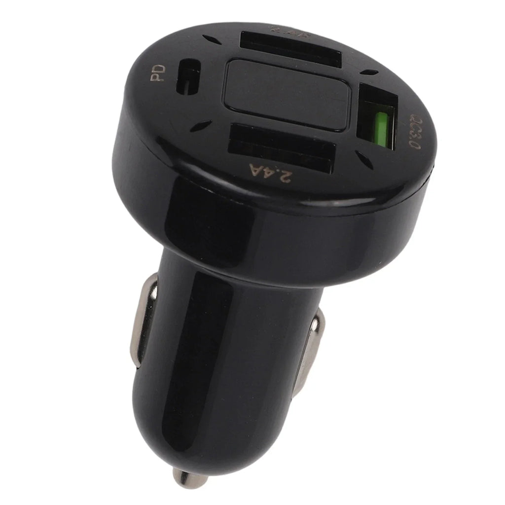 Car Charger Voltage Monitoring Aluminum Alloy PC Input 12-24V