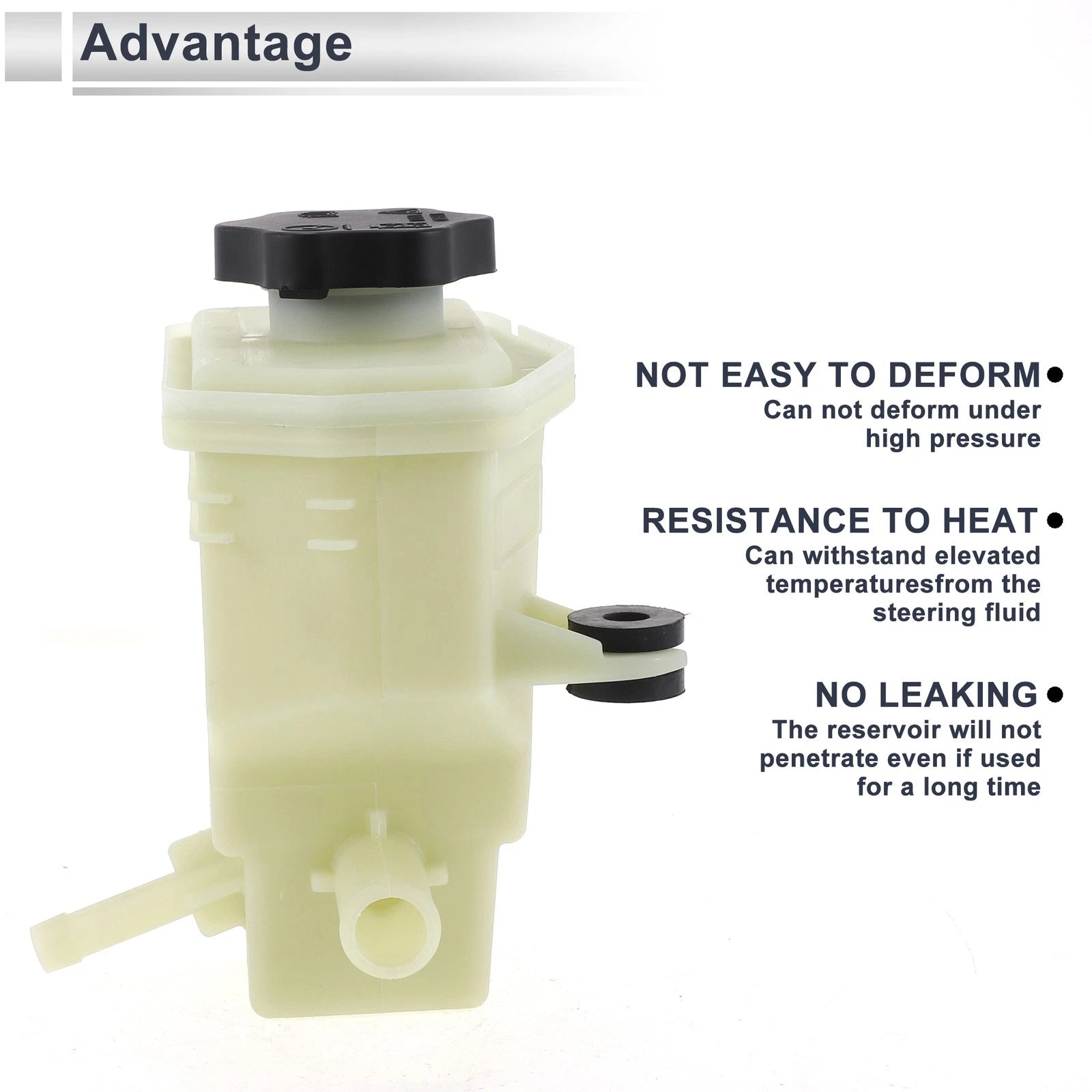 Power Steering Reservoir for Ford Edge (2007–2010) No. 7T4Z3E764A Beige