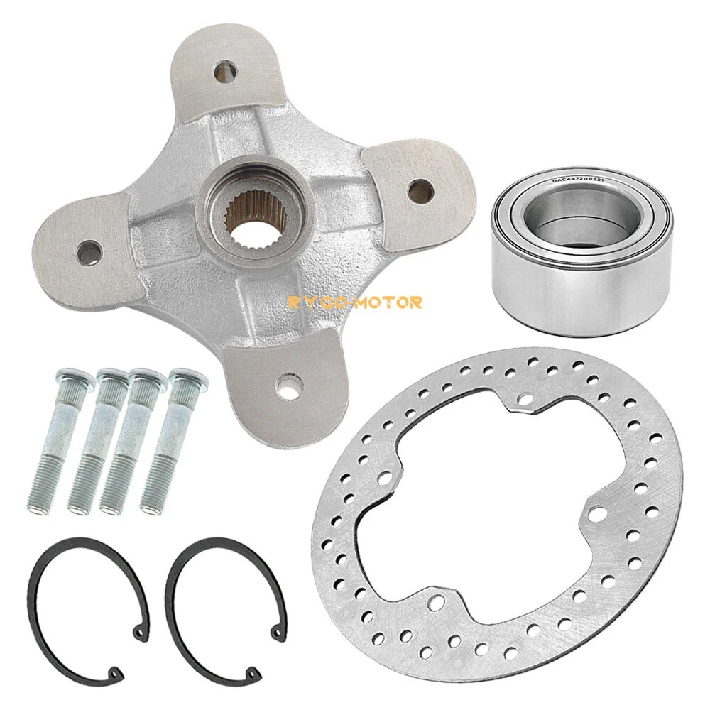 Rear Wheel Hub & Bearing & Brake Rotor Kit for Polaris Sportsman (2009–2021)