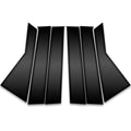 6pc Carbon Fiber Pillar Post Covers for 2009-2023 Dodge Journey