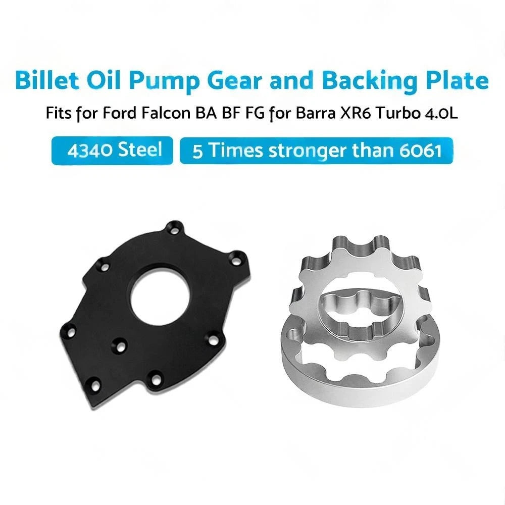Billet Oil Pump Gears & Backing Plate for Ford Falcon BA XR6 (2002–2005)