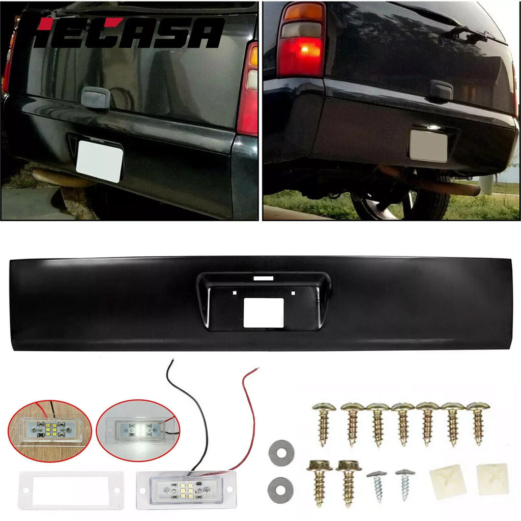 Rear Roll Pan w/LED Light for Chevrolet Suburban 2500 Tahoe GMC Yukon (2000–2006)