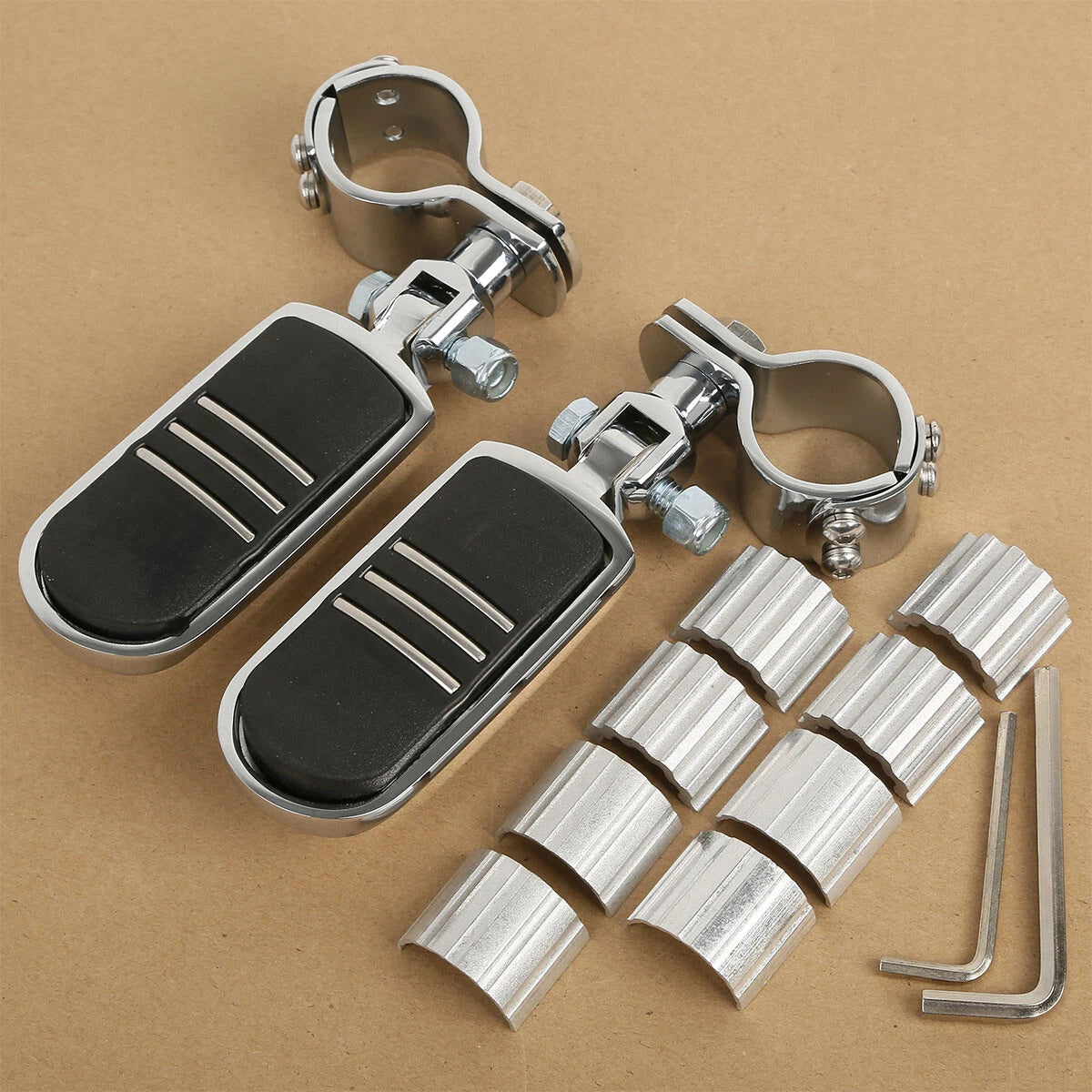 Adjustable 25-35mm Foot Pegs for Harley Touring (Universal)