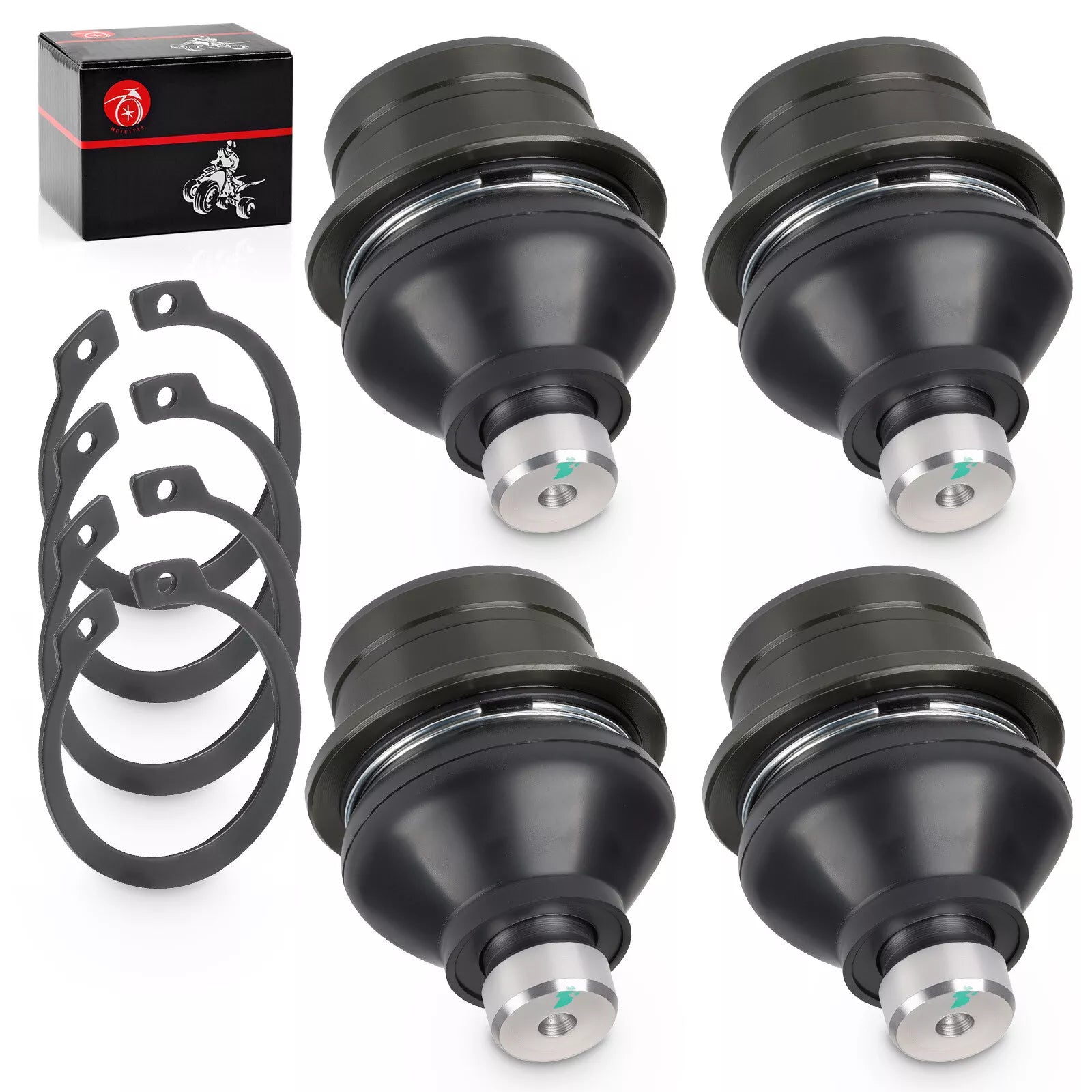 4x Ball Joints for Suzuki Vinson 500 Eiger 400 500 Upper Lower (2003–2009)