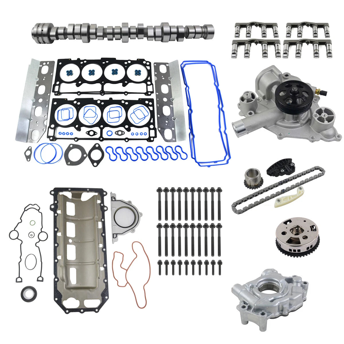 MDS Camshaft Lifters Timing Pumps Kit for Dodge Challenger Chrysler 300 (5.7L V8)