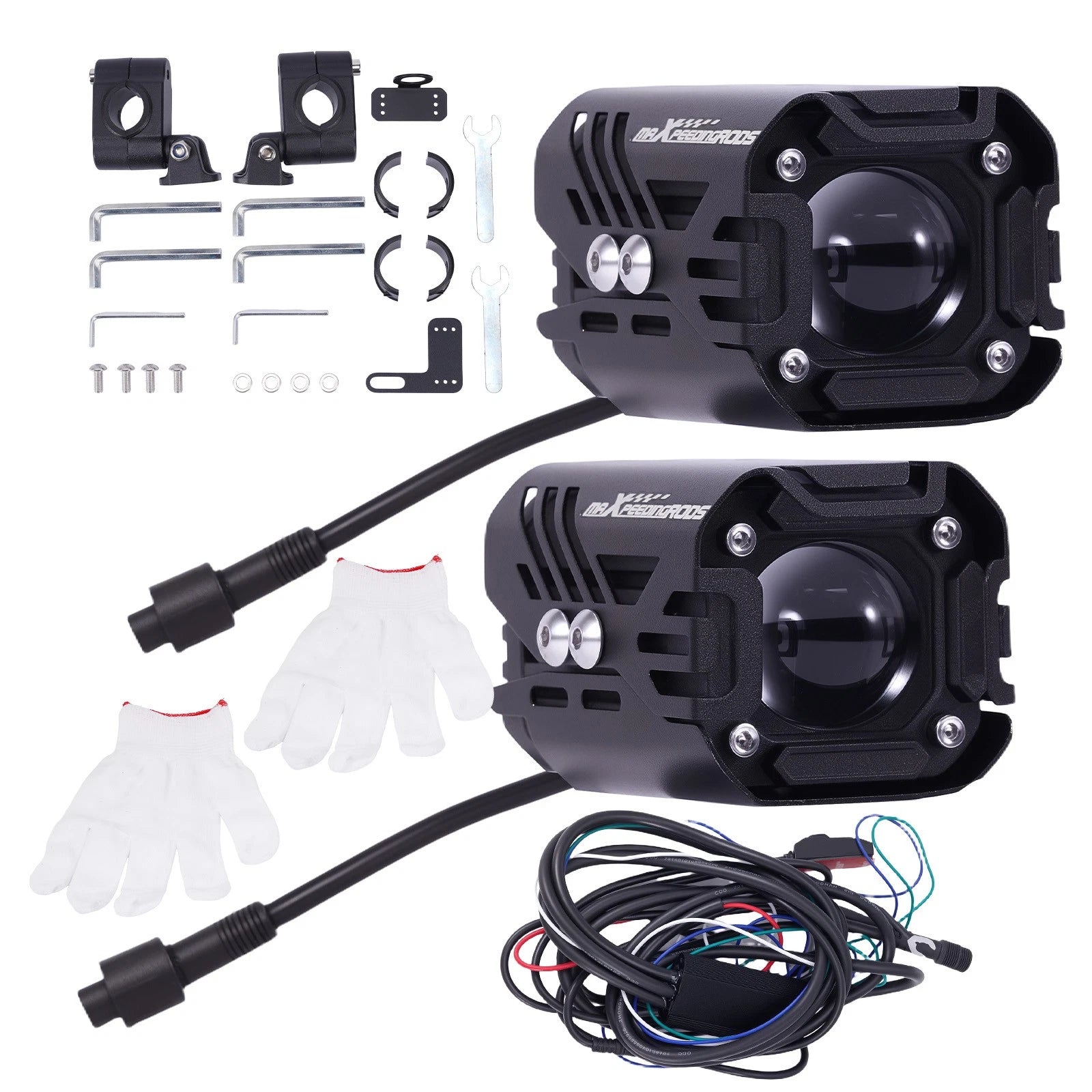 80W LED Auxiliary Fog Light for Motorcycle ATV UTV (12V)