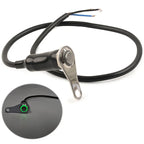 ON/OFF Handlebar Switch for Motorcycle (Push Button, Self-Return, Green)