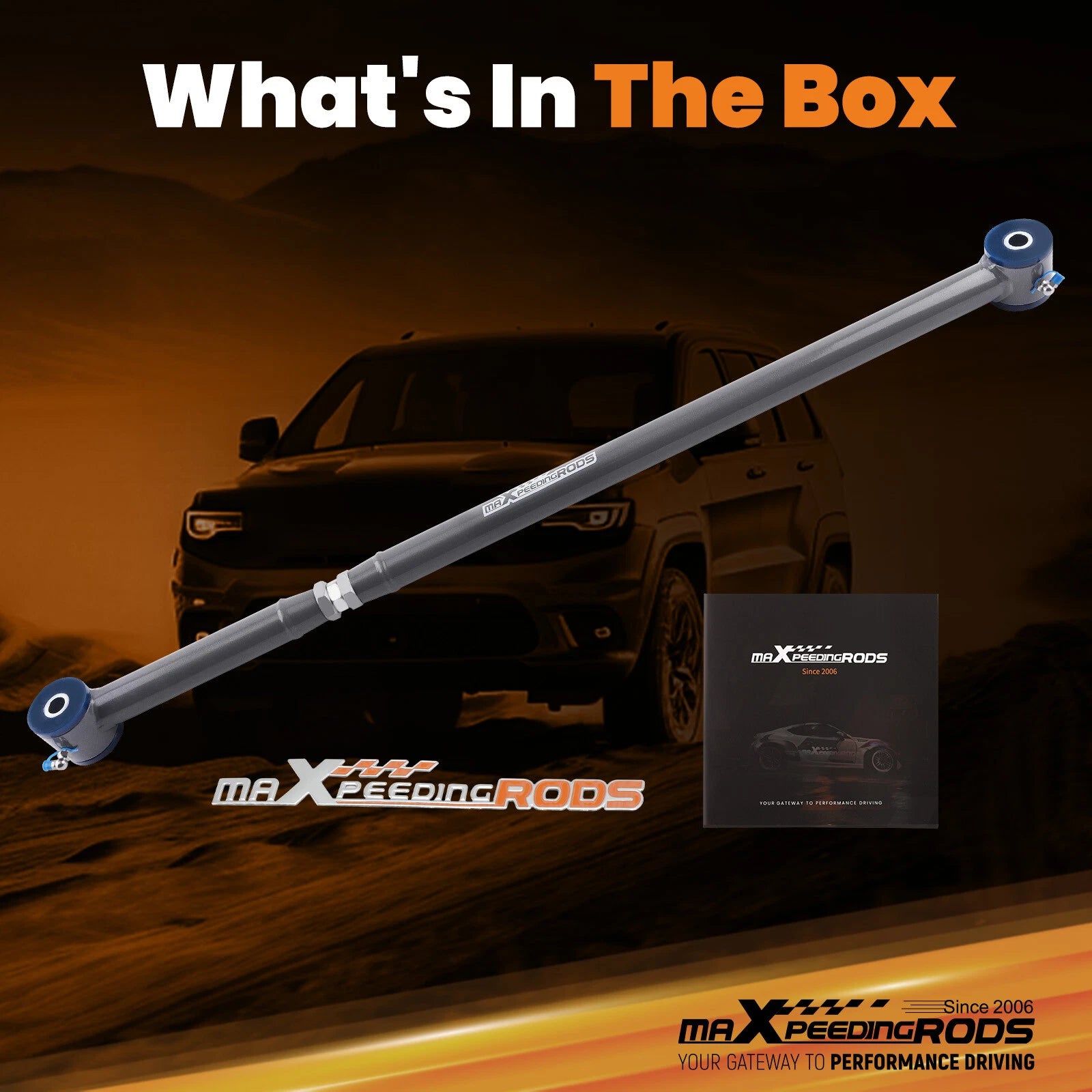 Adjustable Rear Panhard Rod Track Bar for GMC Yukon (2000-2006)