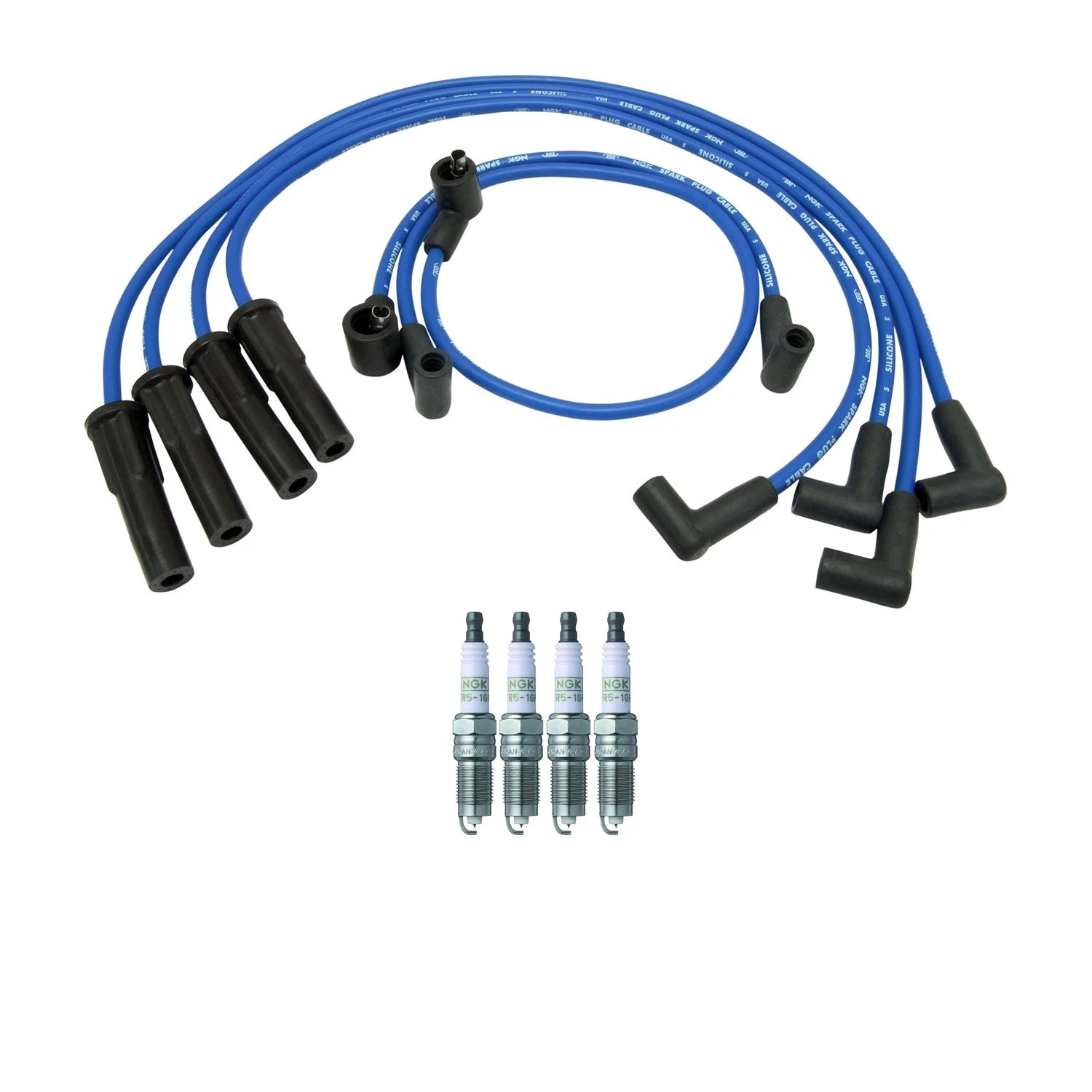 NGK 8mm Wire Set for Ford Fairmont LTD Mustang Ranger 2.3 L4