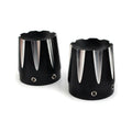 Front Axle Nut Covers for Harley Dyna, Fatboy, Electra, Street Glide, Road King (2006-2023)