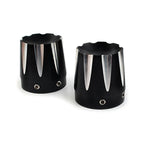 Front Axle Nut Covers for Harley Dyna, Fatboy, Electra, Street Glide, Road King (2006-2023)