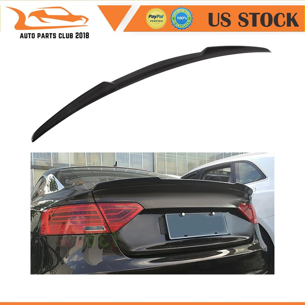 Carbon Fiber Trunk Spoiler for Audi A5 (2010–2016) Highkick Style