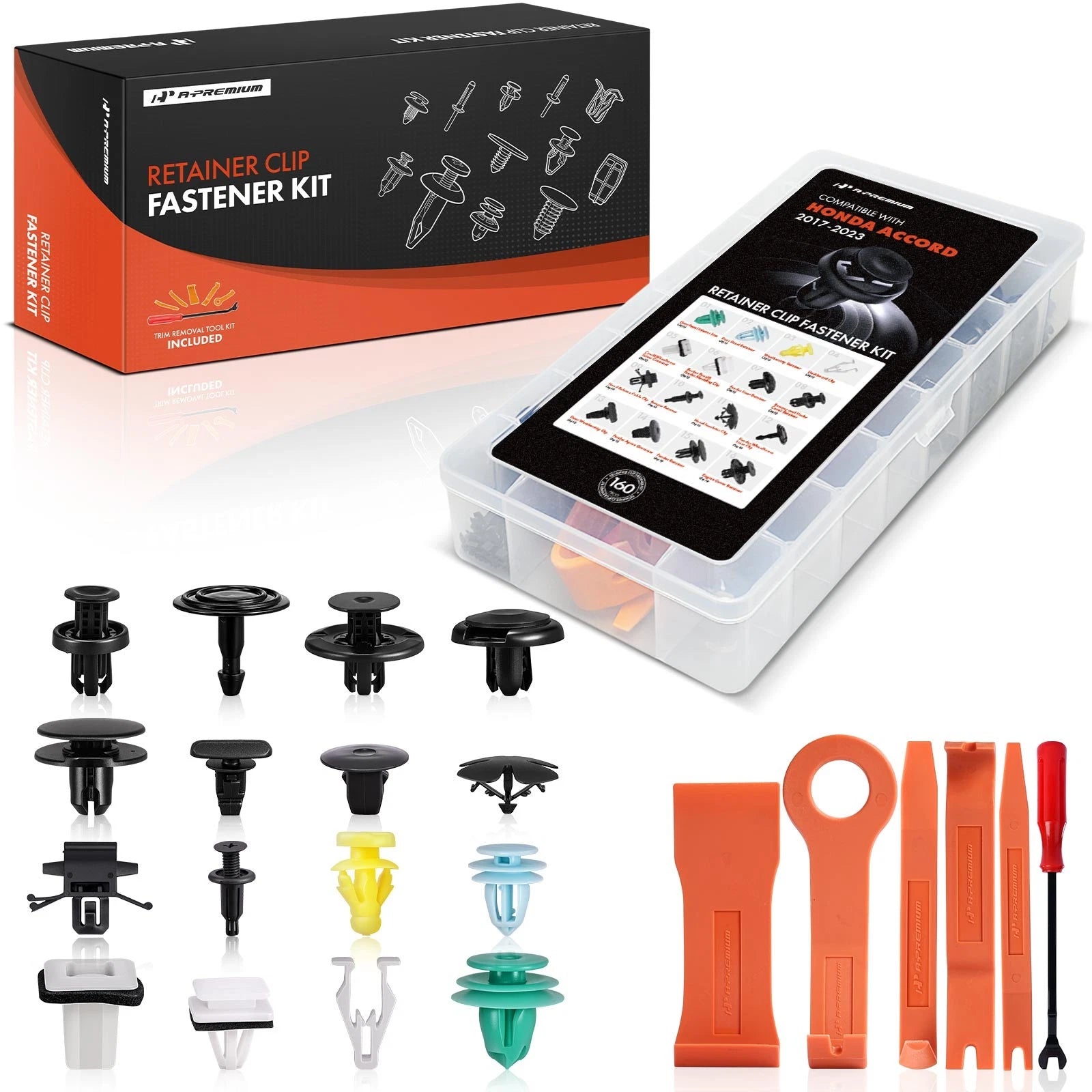 Set of 160 Fasteners for Honda Accord (2017–2023)