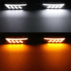 JDM Bright White Amber COB Side Marker Lights for Honda Civic (2016-2021)
