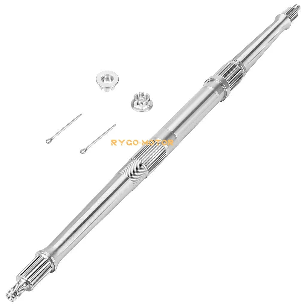 Rear Axle Shaft with Nut for Yamaha (2XJ-25381-00-00, 90171-14037-00)