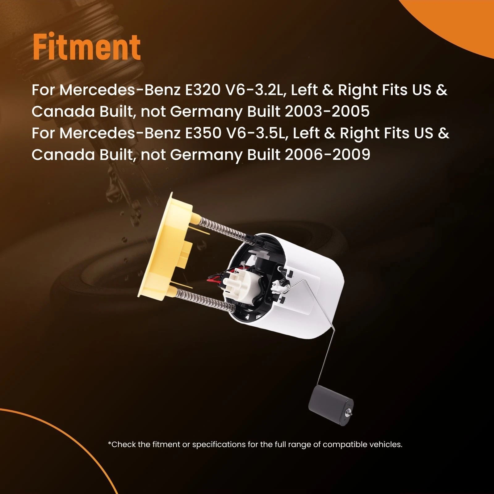 Fuel Pump Assembly for Mercedes-Benz W211 E320 E350 E500 (2003–2009)