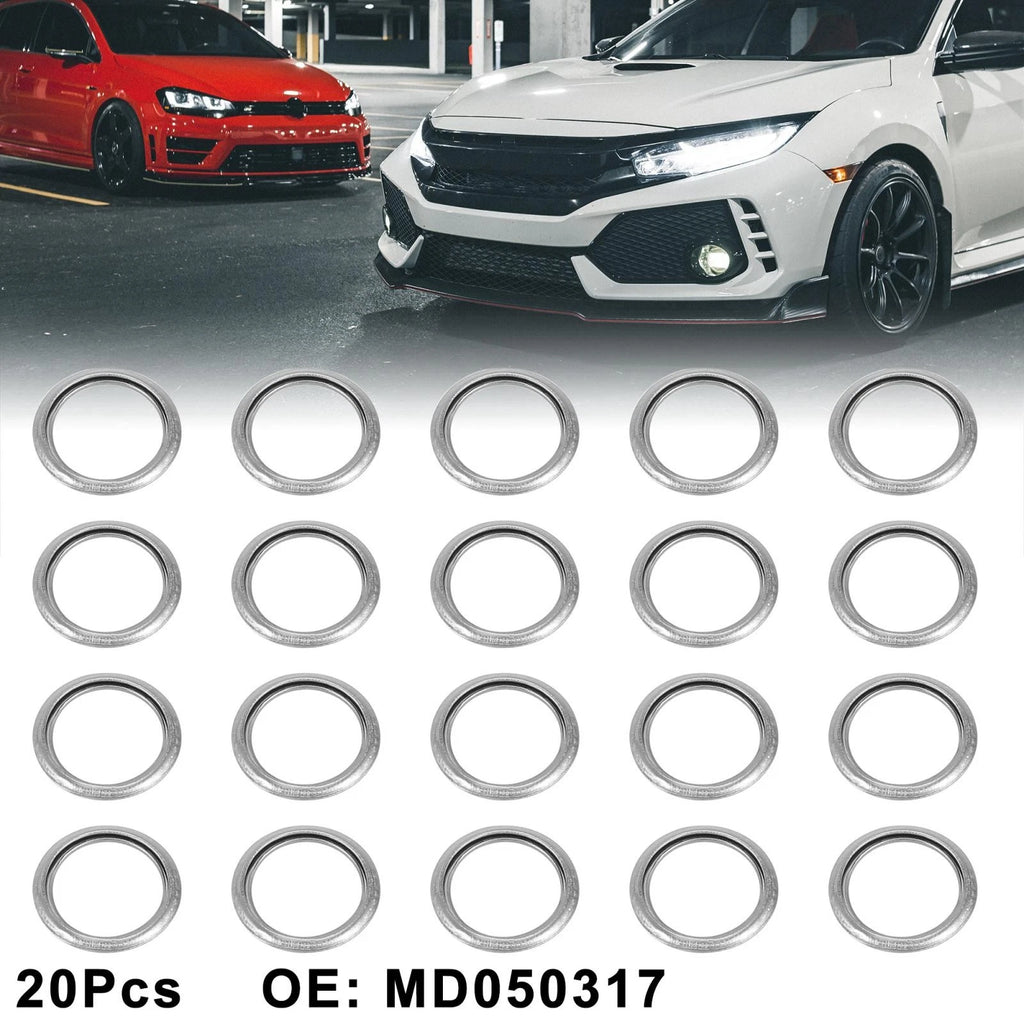 20pcs M14 Oil Drain Plug Gasket for Mitsubishi Lancer Outlander Eclipse (1992–2023) MD050317