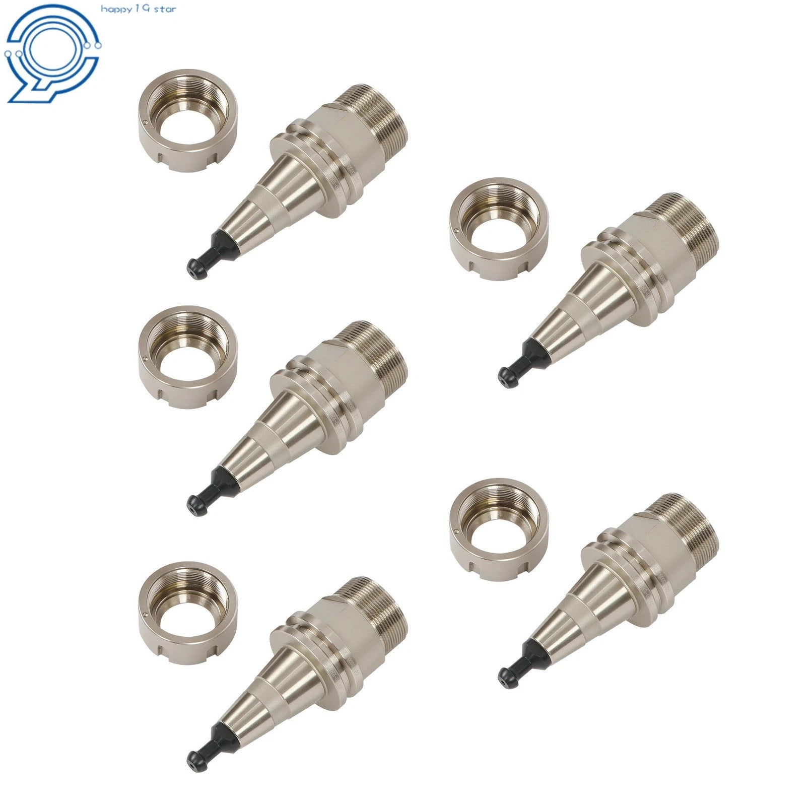 Set of 5 Precision ER32 Holders for ISO30 (60mm, 30000 RPM)