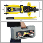 2 Ton Hydraulic Floor Jack for Universal Use (5.1-13 in, 4000 lbs Capacity)