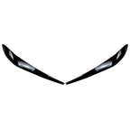 Front Headlight Eyebrow Eyelid Covers for BMW X3 F25, X4 F26 (2014-2017)