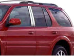 4pc. Luxury FX Stainless Steel Pillar Post Trim for 2005-2007 Buick Rainier