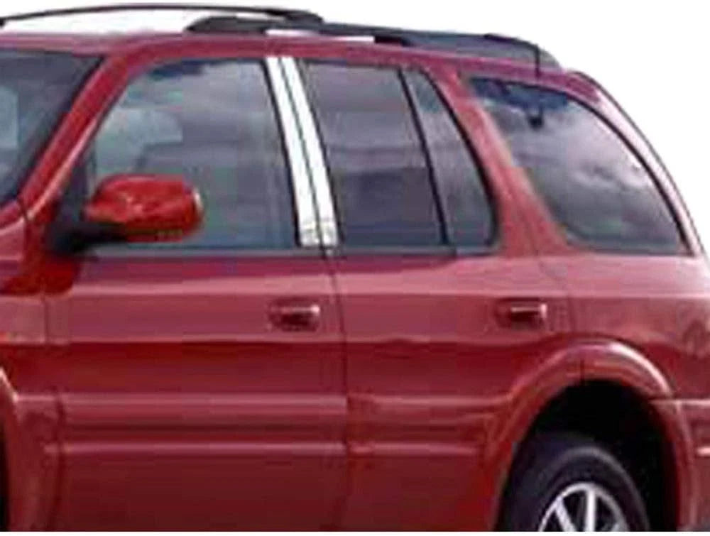 4pc. Luxury FX Stainless Steel Pillar Post Trim for 2005-2007 Buick Rainier