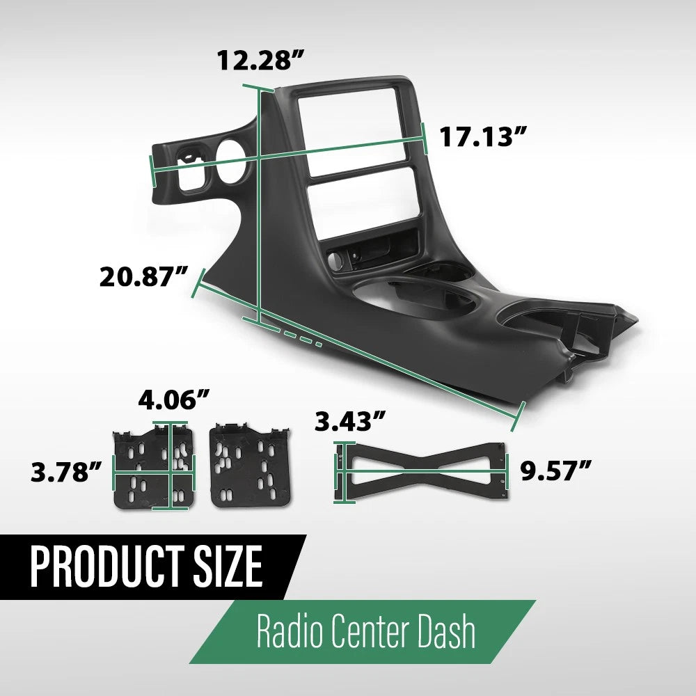 Double Din Dash Installation Kit for Chevy Corvette C5 (1997–2004)