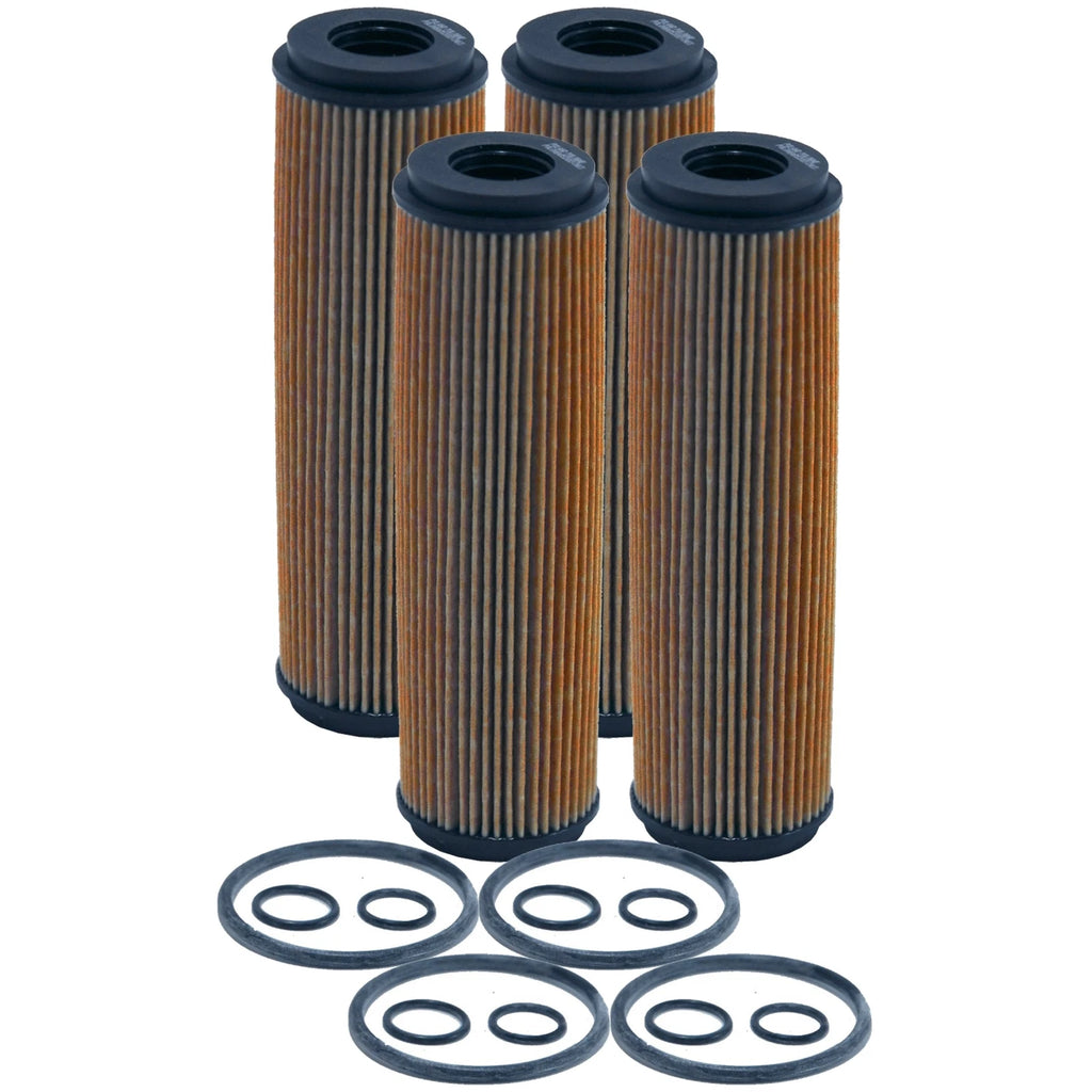 Set of 4 Wix Engine Motor Oil Filters for Mercedes-Benz W204 C204 R172 (1.8L L4)