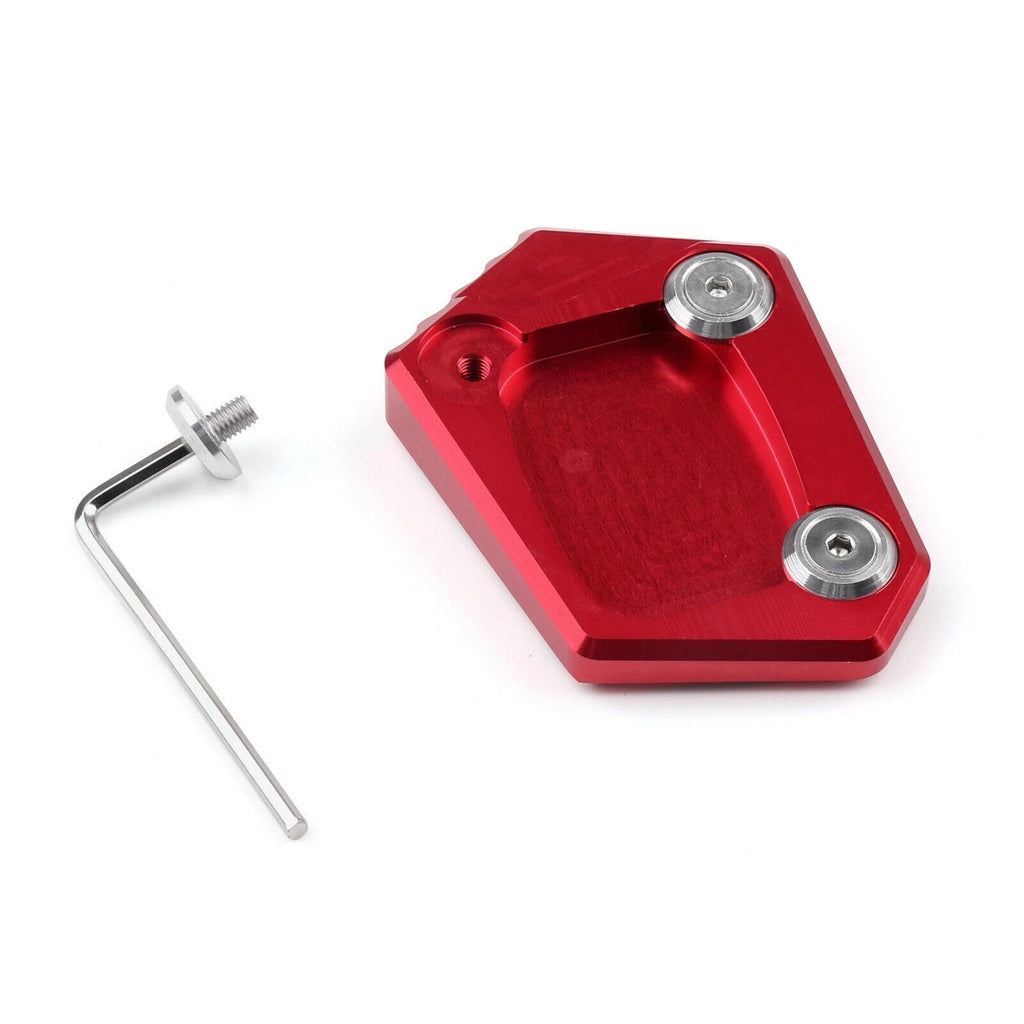 Side Stand Kickstand Plate Pad for Honda NC700S/X, NC700 Integra, CBR500R/F/X (2012–2016) Red