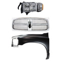 Fender Kit for Dodge Ram 1500 (2002) Front Driver Side with Grille & Headlamp