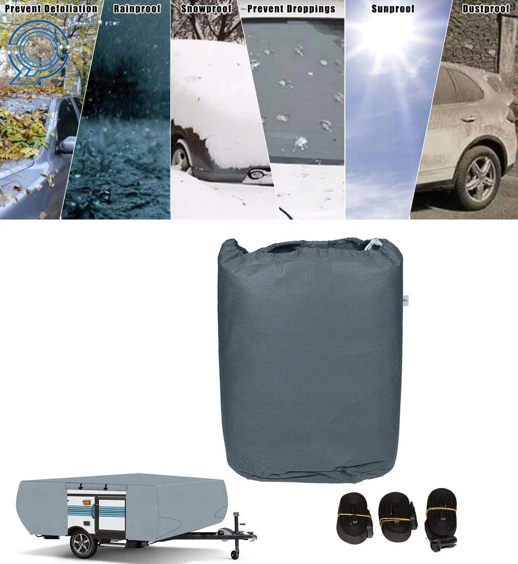 Waterproof Trailer Cover for FT Folding Pop Up Camper (2014–2016)