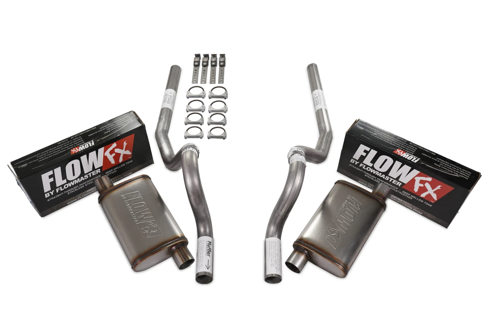 2.5" Dual Exhaust Kit for Ford Mustang (1986–2004) Flowmaster Flow FX Rear Exit