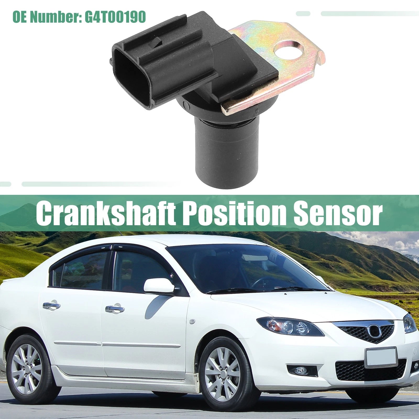 Crankshaft Position Sensor G4T00190 for Mazda 3 2004–2010, Mazda 6 2003–2010