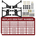 Rear Upper Lower A-Arm Kit for Polaris Sportsman 400 (2003–2005)