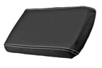 Leather Console Lid Armrest Cover for Ford Explorer (2002–2005) White Stitch