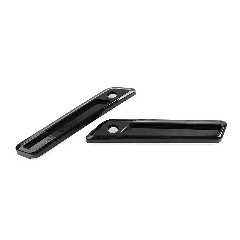 Glossy Black Latch Covers for Harley Touring Electra Glide Road King (2014-2023)