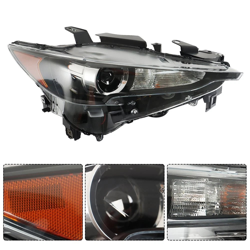 Replacement Headlight for Mazda CX-5 (2017–2021) Right Passenger Black LED