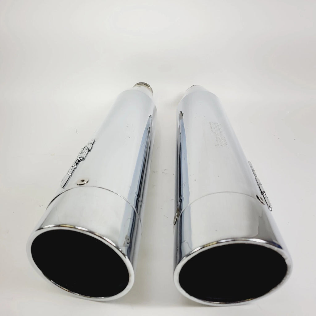 Screamin Eagle Street Cannon Slip-On Mufflers 4.5” for Harley M8 (2017–2023)