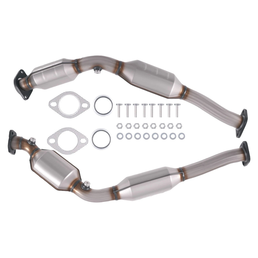 2X Catalytic Converter for Lincoln Town Car 4.6L V8 (2003–2011) Stainless Steel
