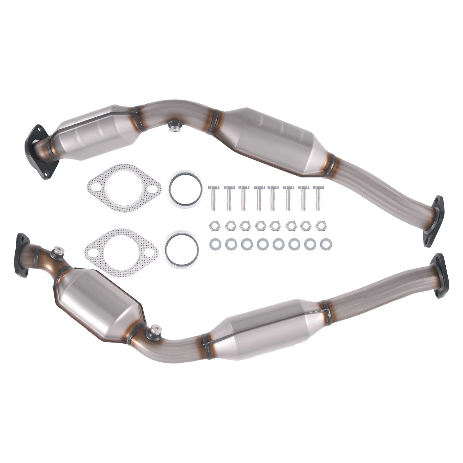 2X Catalytic Converter for Lincoln Town Car 4.6L V8 (2003–2011) Stainless Steel