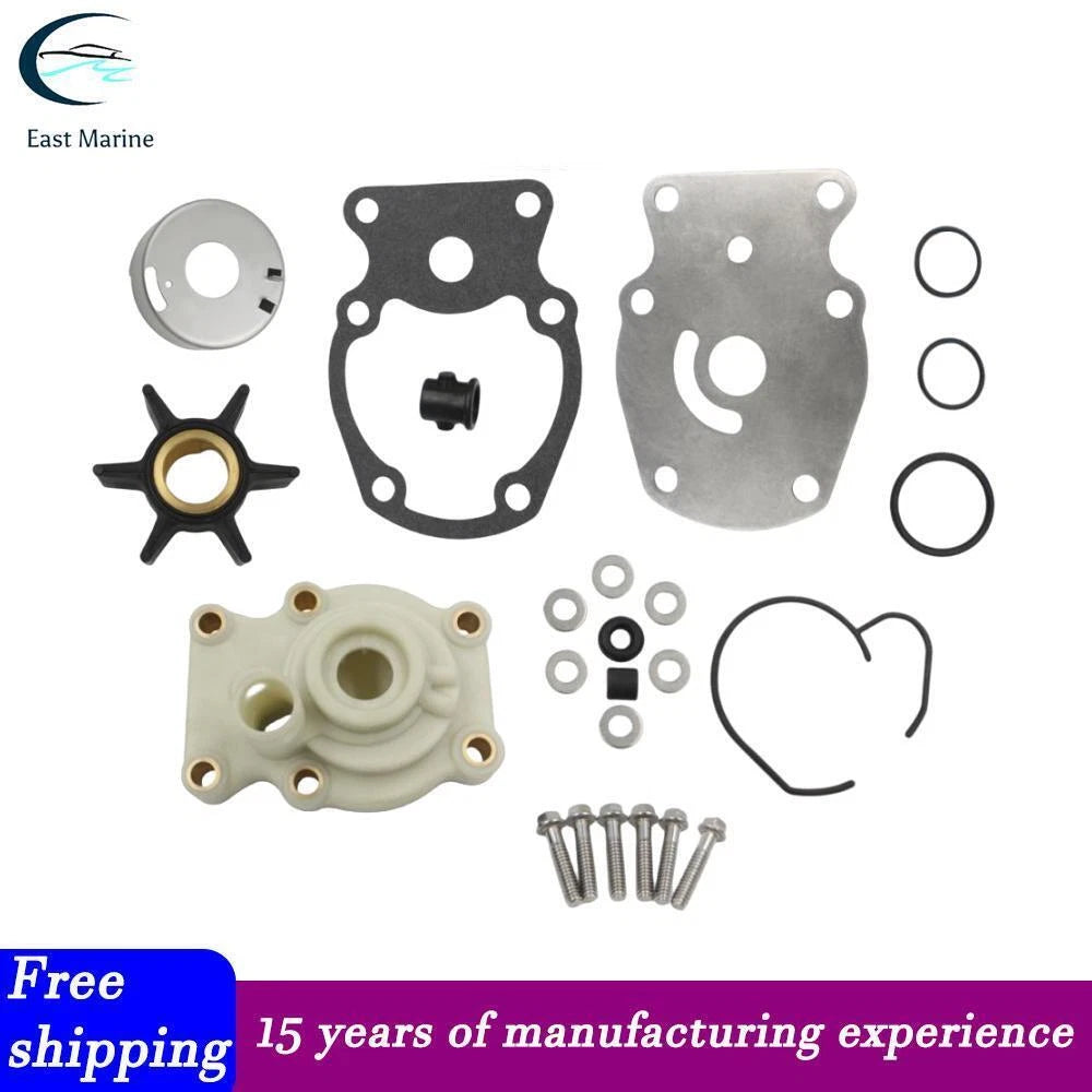Water Pump Impeller Kit for Johnson Evinrude Outboard (20-35 HP, 393630, F9F5)