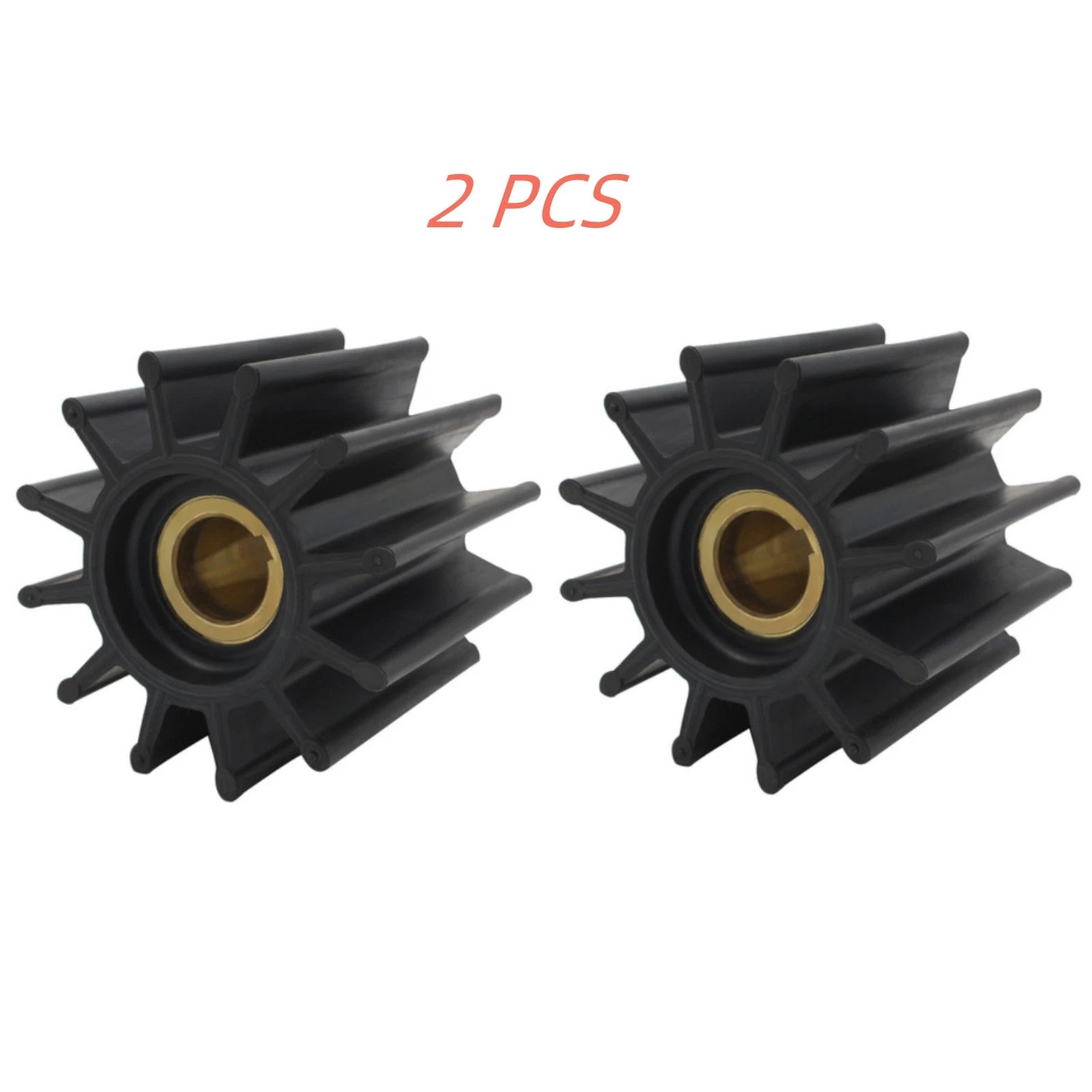 Water Pump Impeller Kit 2X for Jabsco Johnson Sherwood (18958-0001, 17000K)