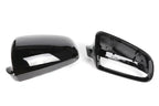 Gloss Black Wing Mirror Caps for Audi A4 B7 (2005–2008)
