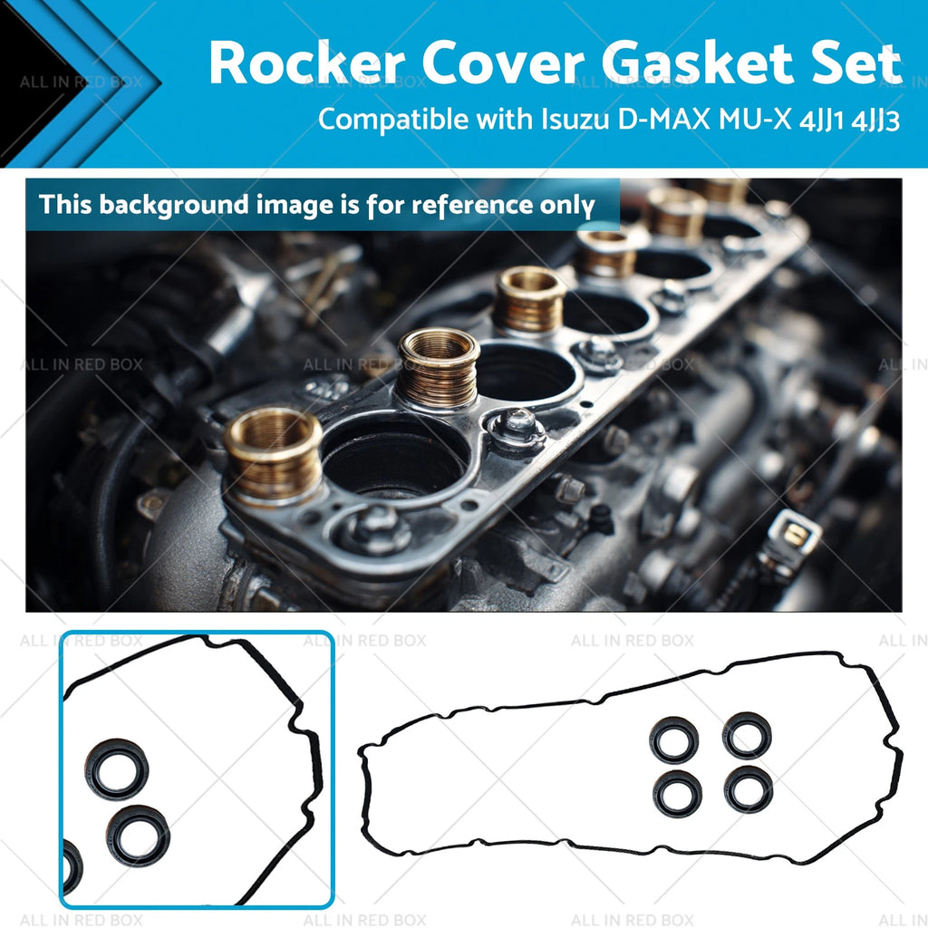 Rocker Cover Gasket Set for Isuzu D-MAX MU-X (2012–2023) 4JJ1 4JJ3