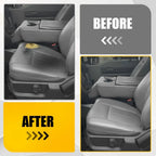 Driver Bottom Seat Cover for Ford F250 F350 F450 F550 (2011–2016) Gray